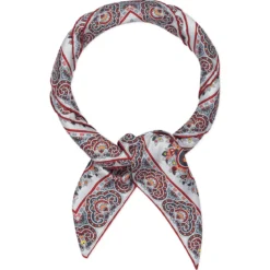 Square Garden Paisley 90x90 - multi granat (rot)