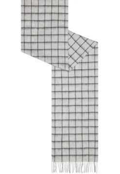 Square Wool Women 30x170 - light grey (weiss)