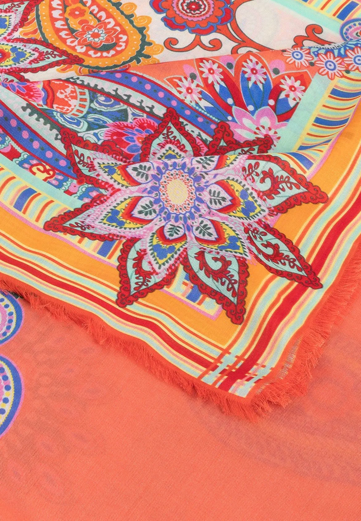 Summer Vibes 130 x 130 - multi flamingo (orange)