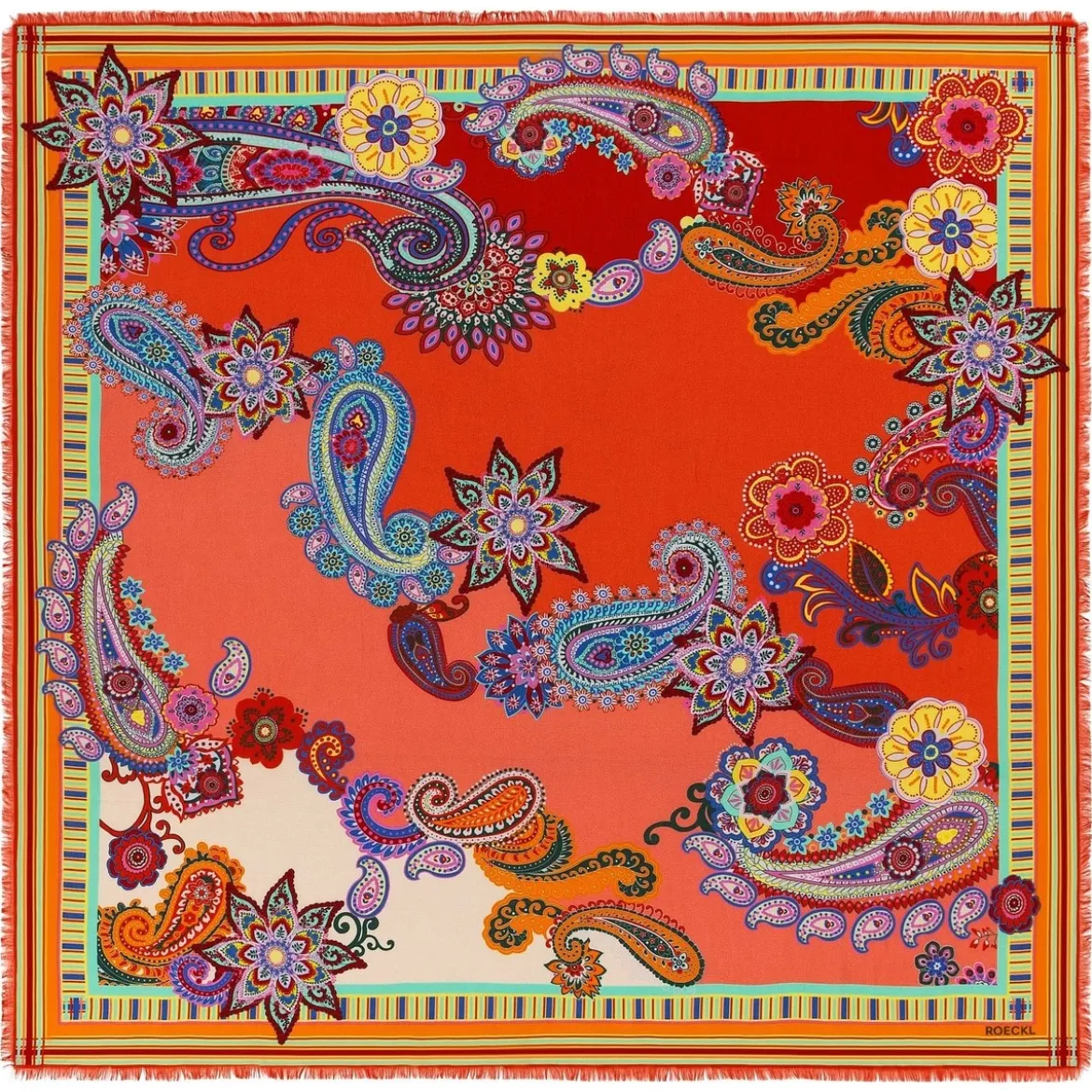 Summer Vibes 130 x 130 - multi flamingo (orange)