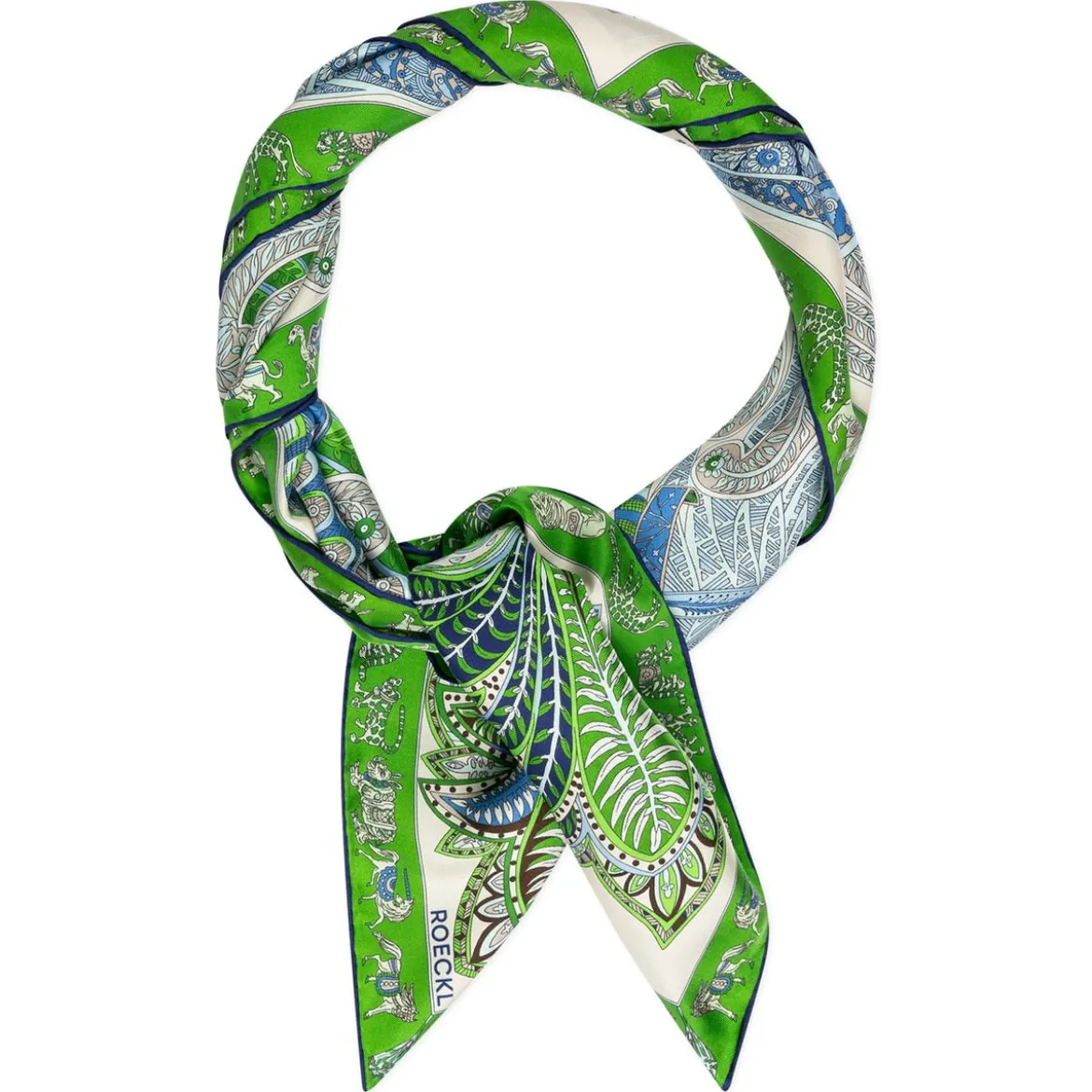 Vibrant Paisley 90x90 - multi green (grün)