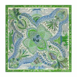 Vibrant Paisley 90x90 - multi green (grün)