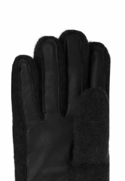 Walkhandschuhe Lederinnenhand - black (schwarz)