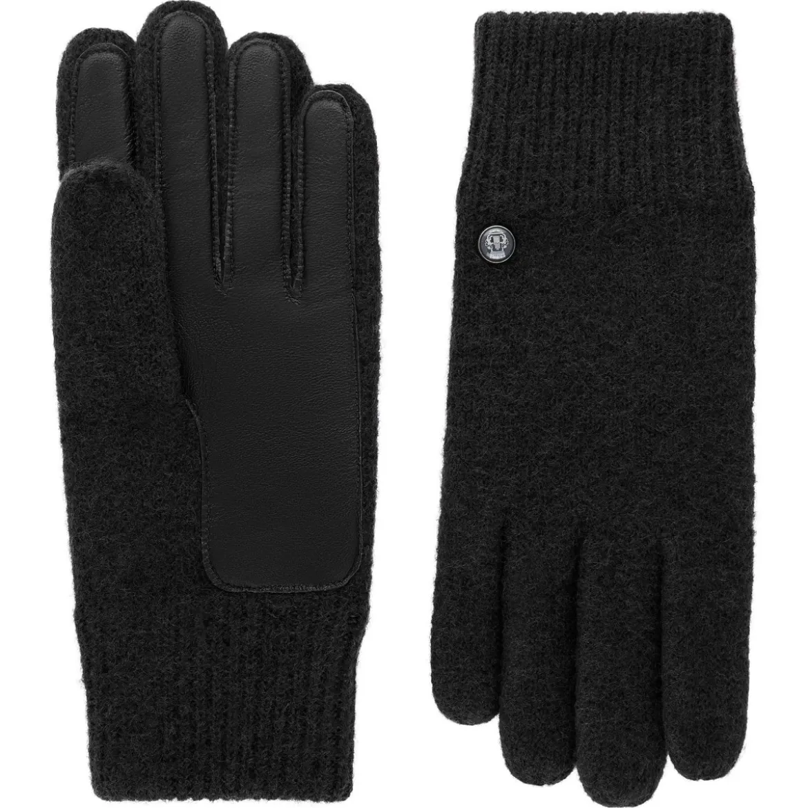 Walkhandschuhe Lederinnenhand - black (schwarz)