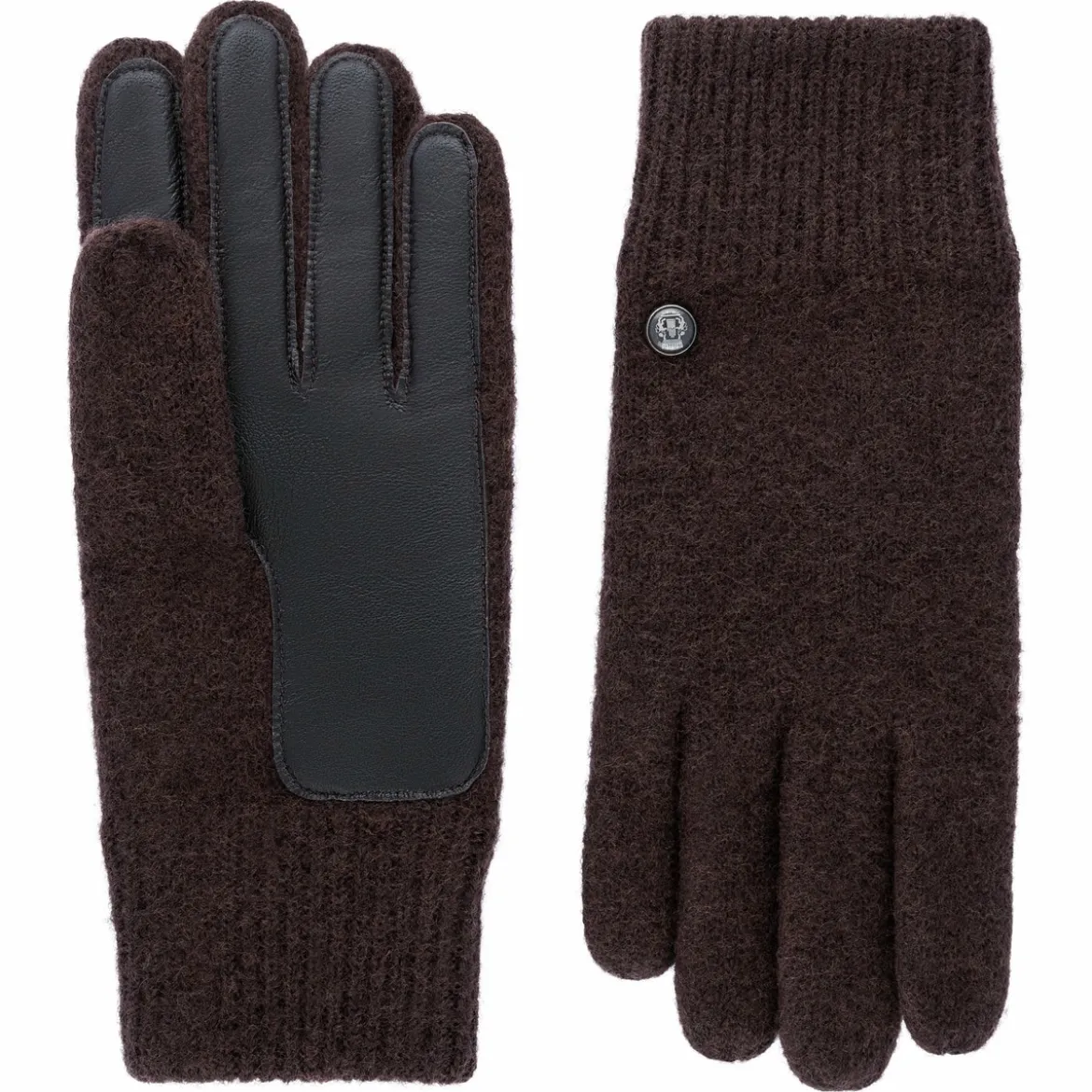Walkhandschuhe Lederinnenhand - mocca (braun)