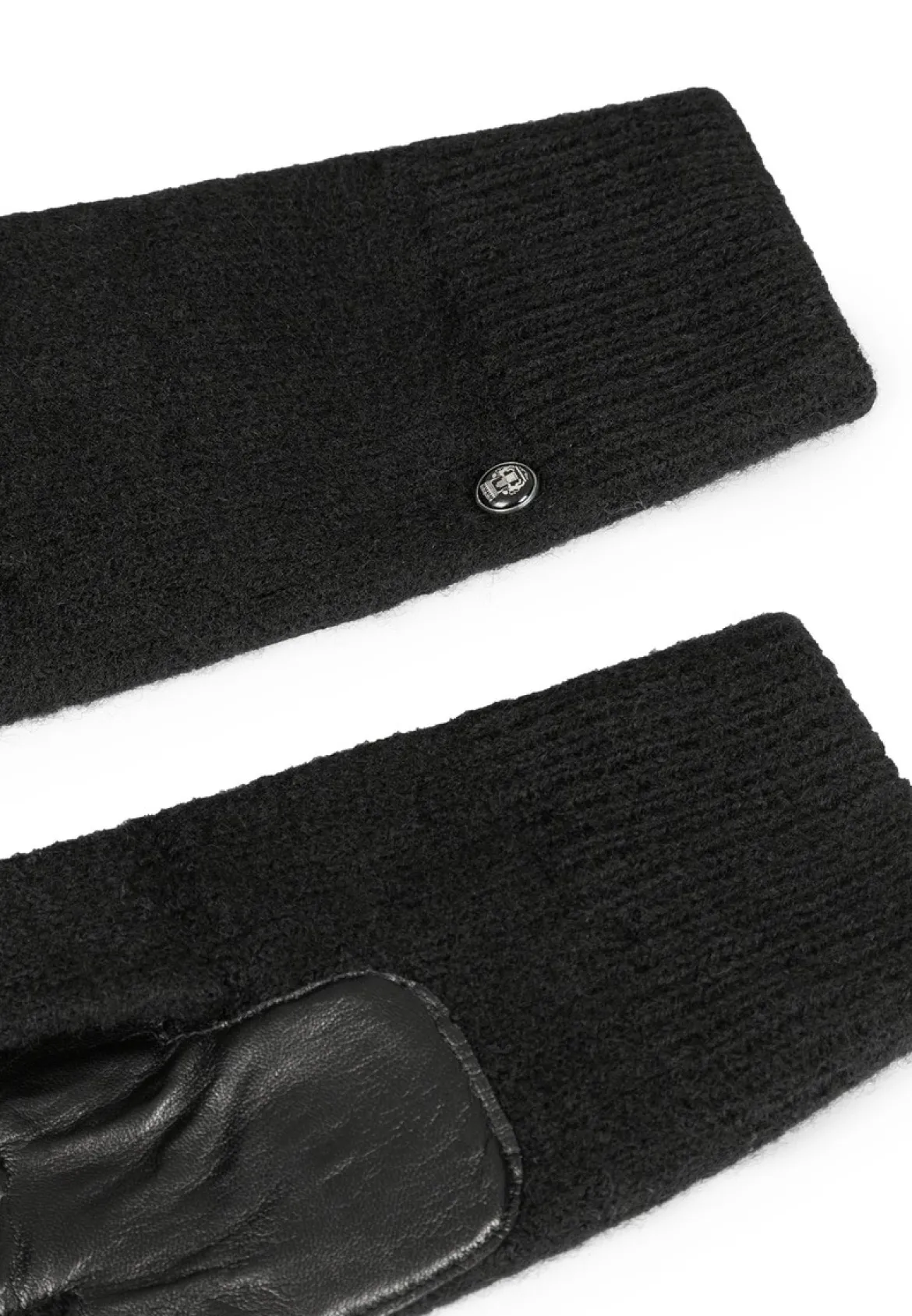 Walkhandschuhe Lederinnenhand - black (schwarz)