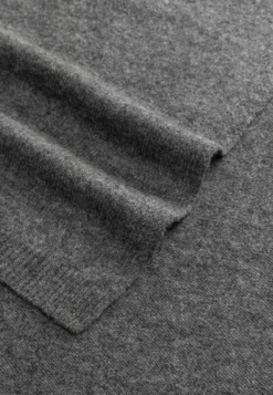 Warm Wool Scarf Women 30x180 - anthracite (grau)