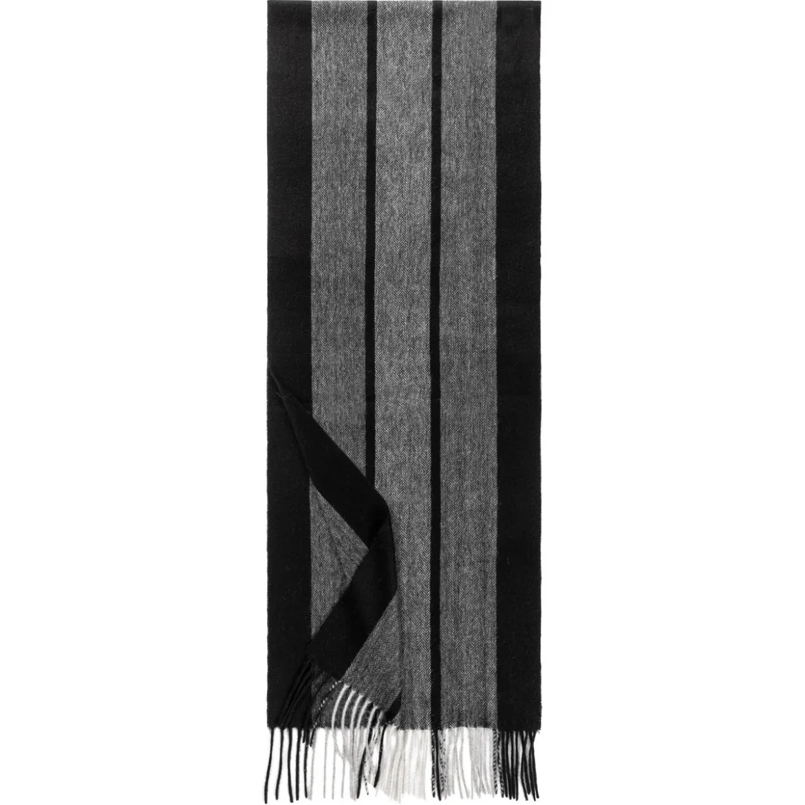 Wide Stripes 30x164 - black/grey (schwarz)