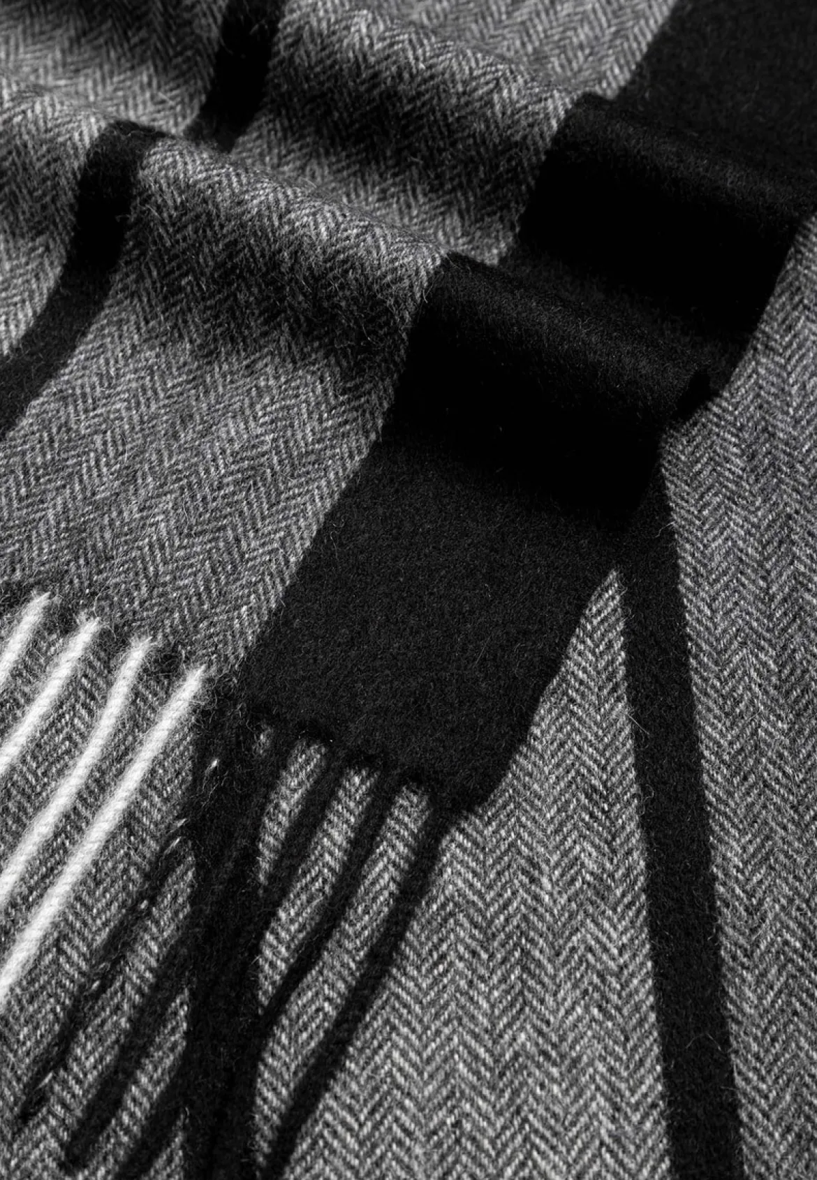 Wide Stripes 30x164 - black/grey (schwarz)