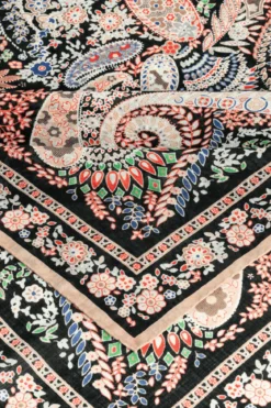 Wool Feather 90x90 - multi black (schwarz)