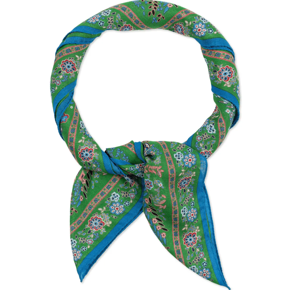 Wool Feather 90x90 - multi green (grün)