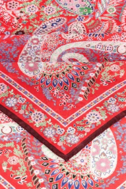 Wool Feather 90x90 - multi scarlet (rot)
