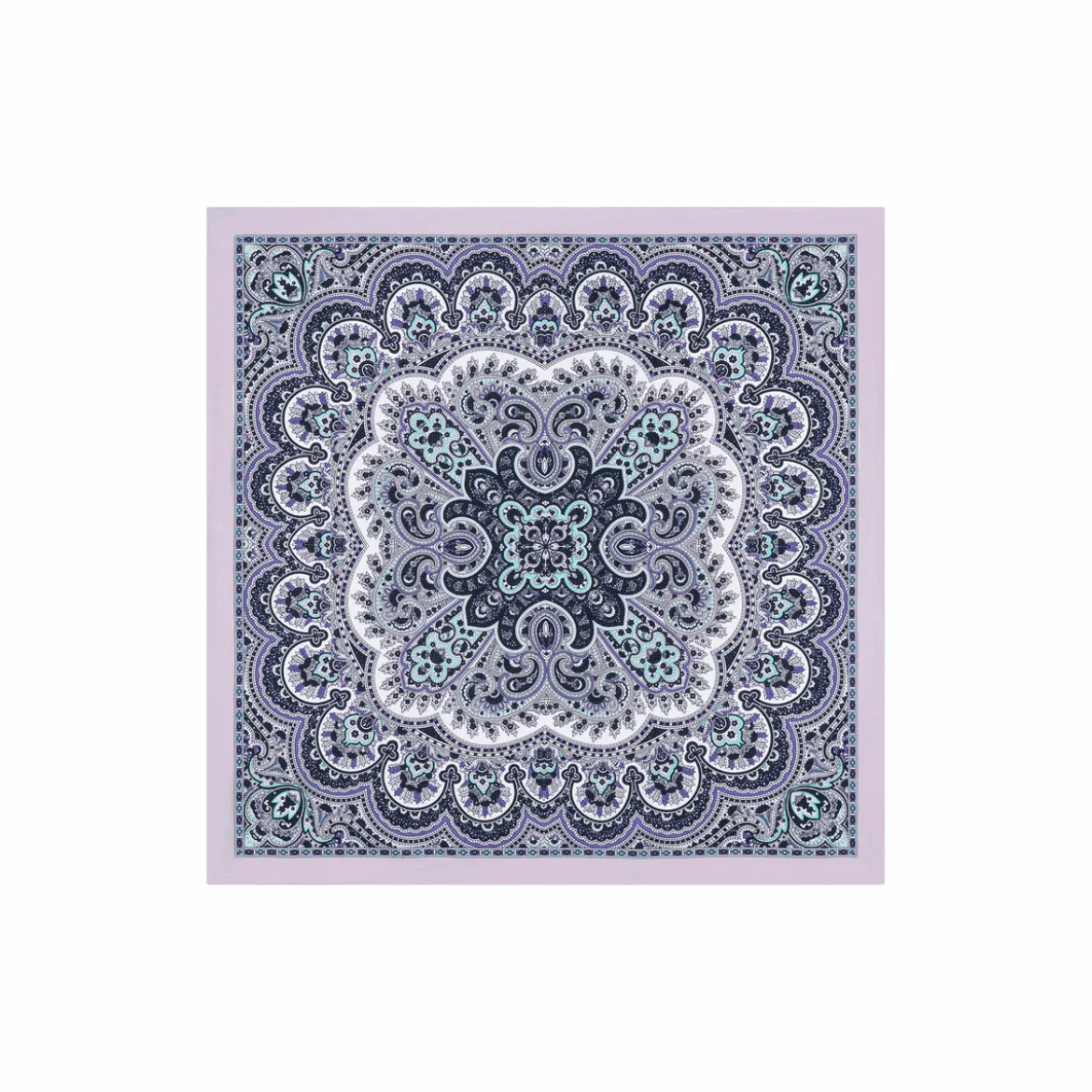 Young Paisley 53 x 53 - multi mauve (rosa)