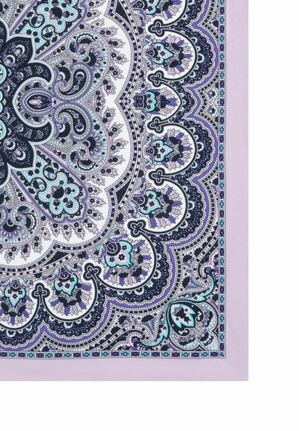 Young Paisley 53 x 53 - multi mauve (rosa)